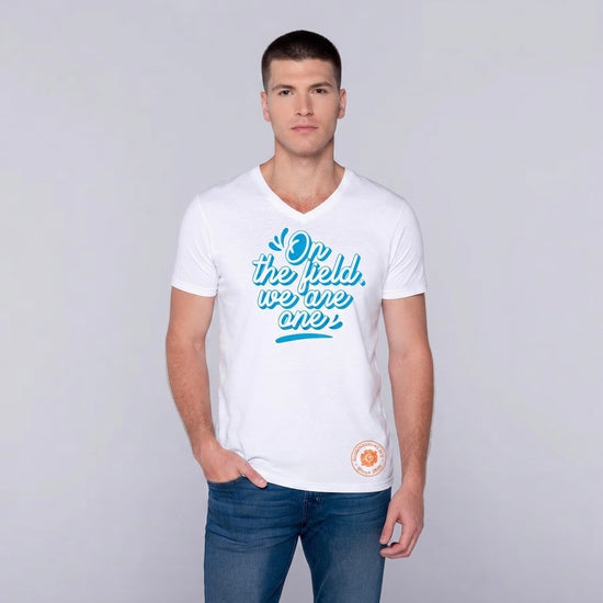 On the Field We Are One - V-Neck Tee